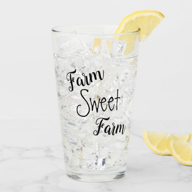 Süßes Glas in der Landwirtschaft (Rückseite Ice)