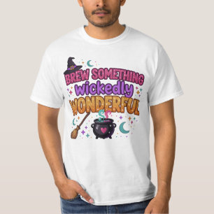 Süßes Glitter-Halloween-Design T-Shirt