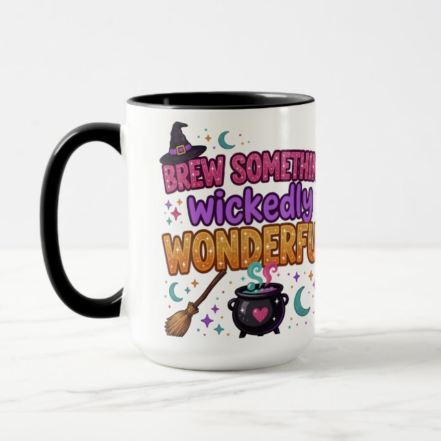 Süßes Glitter-Halloween-Design Tasse (Links)