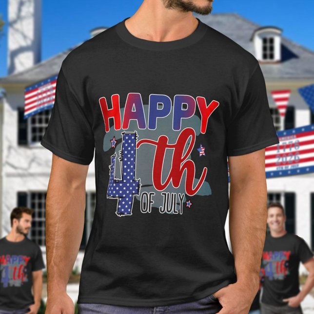 Süßes glückliches 4. Juli T-Shirt (Von Creator hochgeladen)