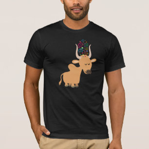 Süßes glückliches Brahman-Kuh-T-Shirt T-Shirt