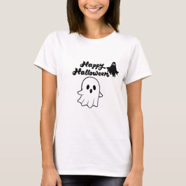Süßes glückliches Halloween-Geist T-Shirt