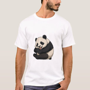 Süßes glückliches Panda, das sich selbst umarmt, T T-Shirt