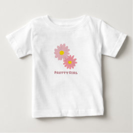 Süßes Grafik-T-Shirt mit Gänseblümchen für Mädchen Baby T-shirt
