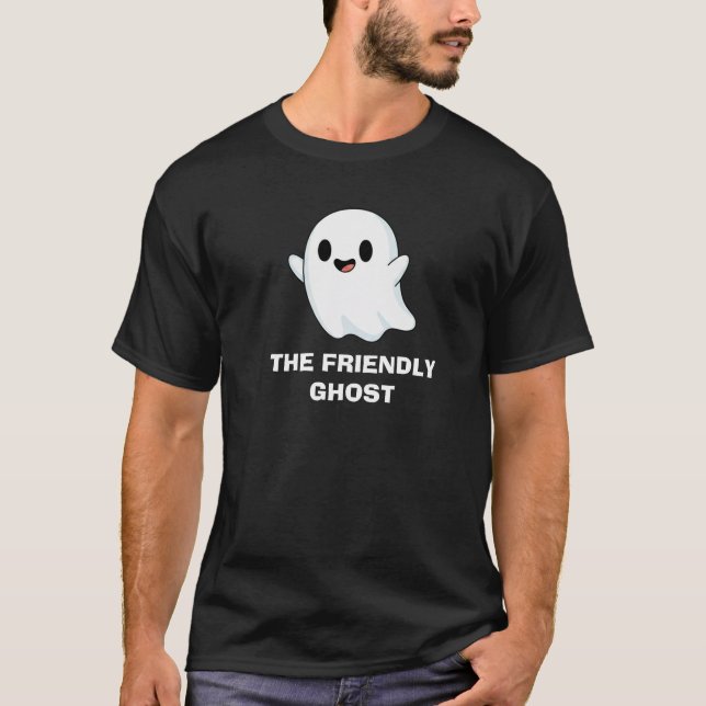 süßes gruseliges Geistdesign  T-Shirt (Vorderseite)