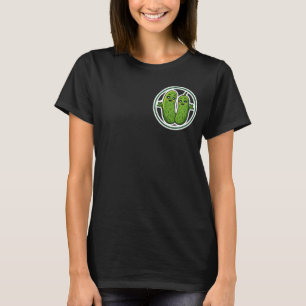 Süßes Gurken-Pärchen Lustiges Kawaii-Gurken-T-Shir T-Shirt