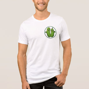 Süßes Gurken-Pärchen Lustiges Kawaii-Gurken-T-Shir Tri-Blend Shirt