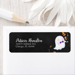 Süßes Halloween-Baby-Shower-Label für einen kleine