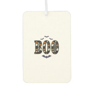 Süßes Halloween Boo Geist Kürbis Design Autolufterfrischer
