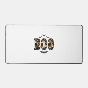 Süßes Halloween Boo Geist Kürbis Design Schreibtischunterlage