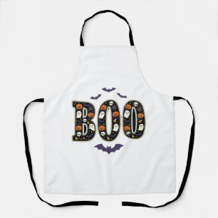 Süßes Halloween Boo Geist Kürbis Design Schürze