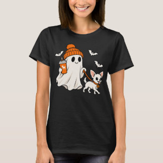 Süßes Halloween Chihuahua T-Shirt Geist-Hündchen S