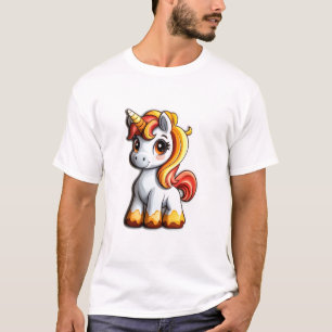 Süßes Halloween-Einhorn-Candy-Corn-Horn Magisches  T-Shirt