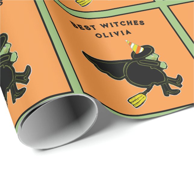 Süßes Halloween-Geburtstagsgeschenk Geschenkpapier (Rolleneckpunkt)