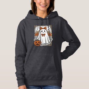 Süßes Halloween-Geist Vintage-Stickerei-Shirt-Desi Hoodie