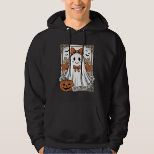 Süßes Halloween-Geist Vintage-Stickerei-Shirt-Desi Hoodie