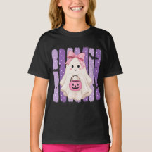 Süßes Halloween-Geister-Mädchen-T-Shirt