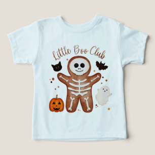 Süßes Halloween-Gingerbread-Skeleton-Kinder-T-Shir