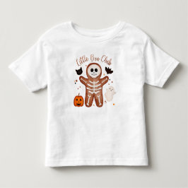 Süßes Halloween-Gingerbread-Skeleton-Kinder-T-Shir Kleinkind T-shirt