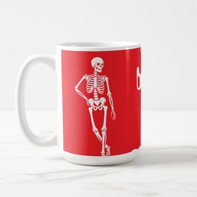 Süßes Halloween Gruseldesign Kaffeetasse (Links)