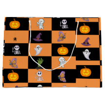Süßes Halloween, Gruseliger Kürbis, Geist, Skelett