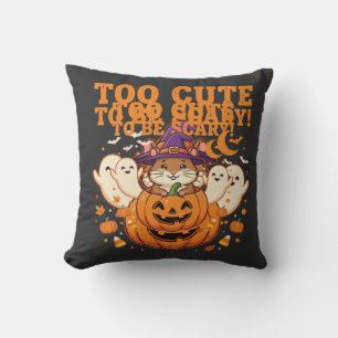 Süßes Halloween Hamster Kürbis Geist Design_1 Kissen