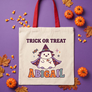 Süßes Halloween-Hexen-Geist-Trick-or-Treat-Täschch Tragetasche