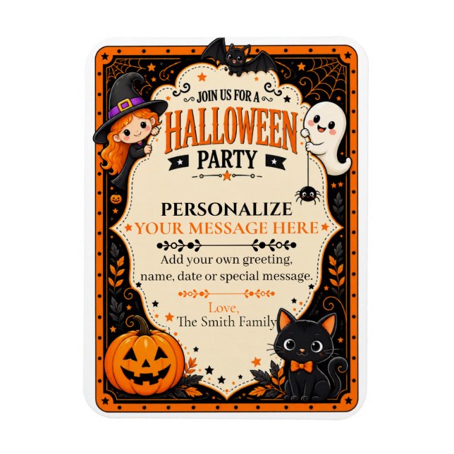 Süßes Halloween-Kostüm  Magnet (Vertikal)
