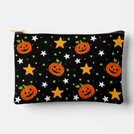 Süßes Halloween-Kürbismuster Zubehörtasche