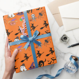 Süßes Halloween-Muster-Geschenkpapier Geschenkpapier