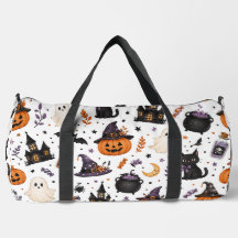 Süßes Halloween-Nahtlosmuster mit schwarzen Katzen