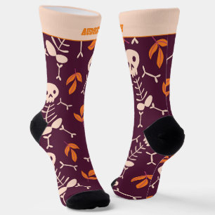 Süßes Halloween-Skelett Socken