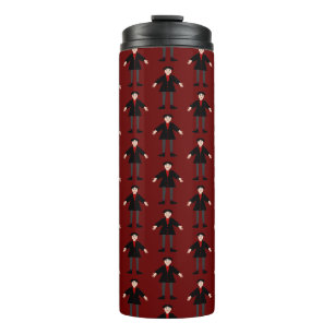 Süßes Halloween-Vampir-Muster Thermosbecher