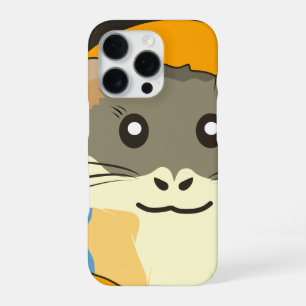 Süßes Hamstergesicht mit farbenfrohem Fell: Tierli iPhone 16 Pro Hülle