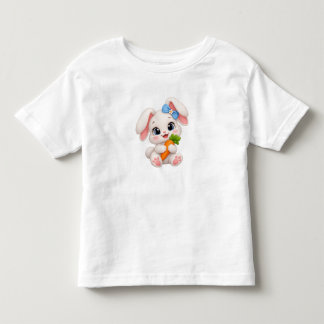 Süßes Häschen-Kinder-T-Shirt | Kawaii-Baby-Hase mi Kleinkind T-shirt
