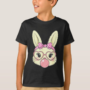 Süßes Hasen-Gesicht für Frauen Mädchen Kinder Juge T-Shirt