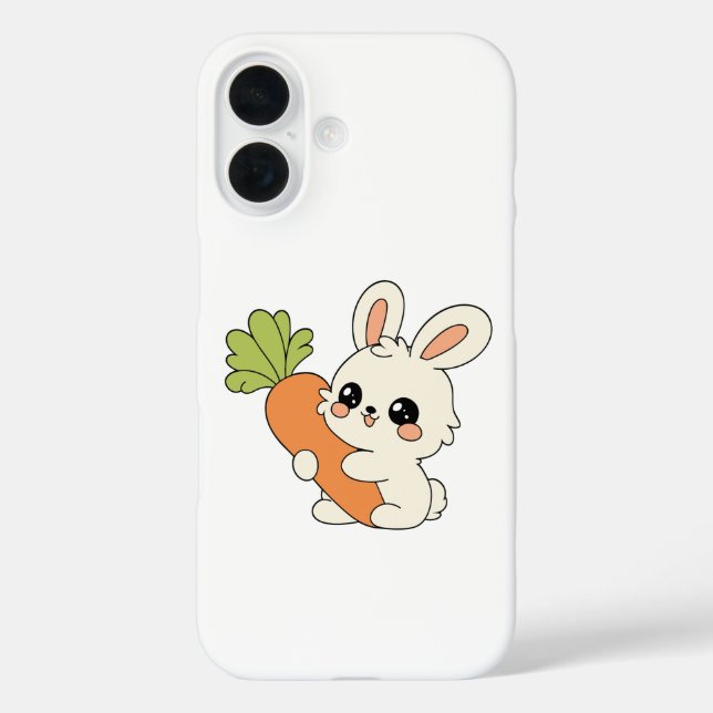 Süßes Hasen-Karotten-Handyhülle Case-Mate iPhone Hülle (Rückseite)