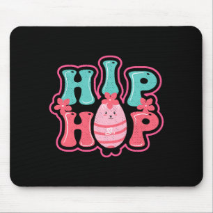 Süßes Hasen-Ostereier-Suche Hip-Hop Frohe Ostern T Mousepad