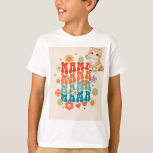Süßes Haustier Katzenliebhaber Design T-Shirt