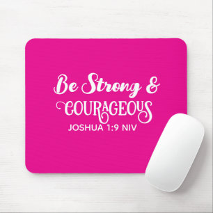 Süßes heißes Rosa stark und mutig einfach Mousepad
