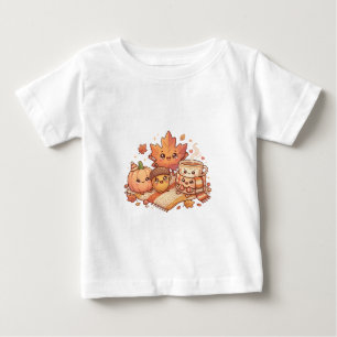 Süßes Herbst-Baby-T-Shirt Baby T-shirt