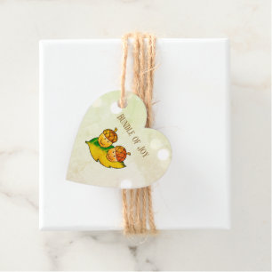 Süßes Herbst-Eichenbündel der Freude Zwillingsbaby Geschenkanhänger