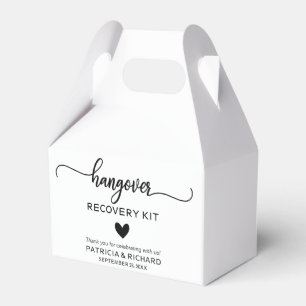 Süßes Herz-Kalligrafie-Hochzeits-Kater-Kit Geschenkschachtel