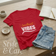 Süßes Herz Vibes Grafik Frauen V-Ausschnitt T-Shir