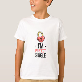 Süßes Herzsymbol Herzschloss | Moderne Romantik T-Shirt