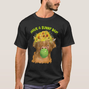 Süßes Highland-Babyrind - Hab einen sonnigen Tag T-Shirt
