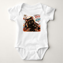 Süßes Highland-Kuh-Baby-T-Shirt, Lustiges Farmtier