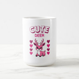 süßes Hirsch-Tassendesign Kaffeetasse