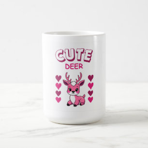 süßes Hirsch-Tassendesign  Kaffeetasse