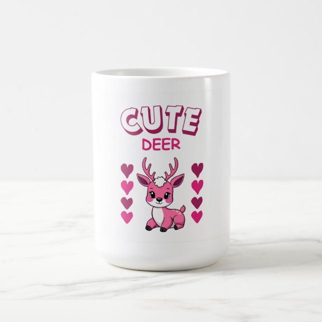 süßes Hirsch-Tassendesign  Kaffeetasse (Mittel)